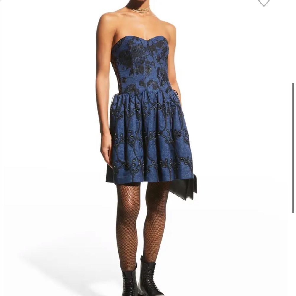 Anna Sui Eyelet Embroidery Dress - image 5